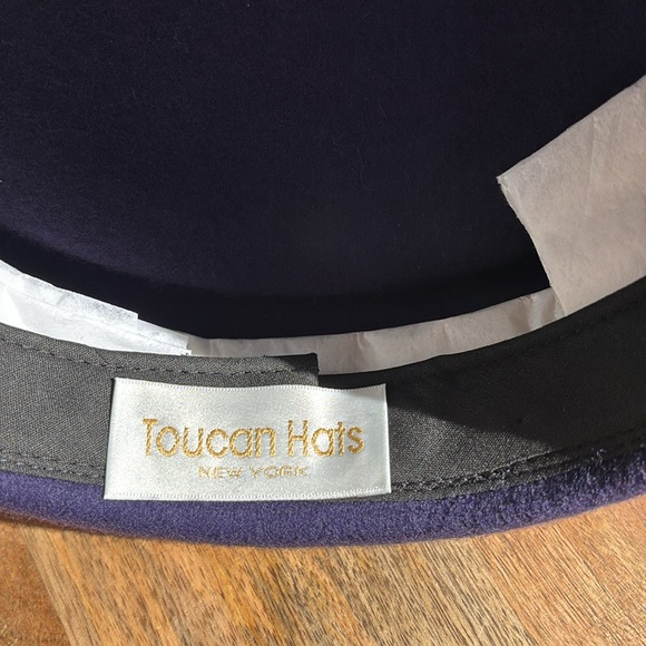 Vintage Purple Wool Hat - Picture 2 of 5